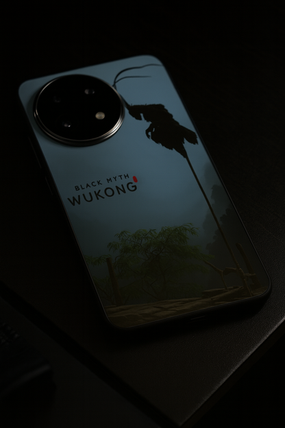 BMW-Black Myth Wukong Premium Glass Back Cover For One Plus 13, 12, 11, 10, Nord Series