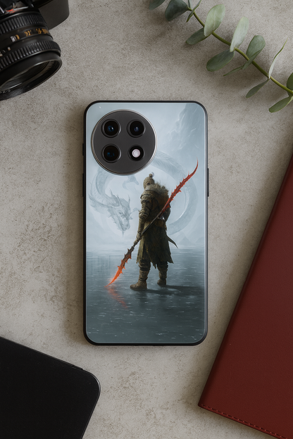 Lets Fight Premium Glass Back Cover For One Plus 13, 12, 11, 10, Nord Series