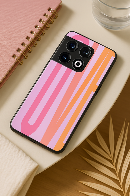 Bold Love Premium Glass Back Cover For One Plus 13, 12, 11, 10, Nord Series