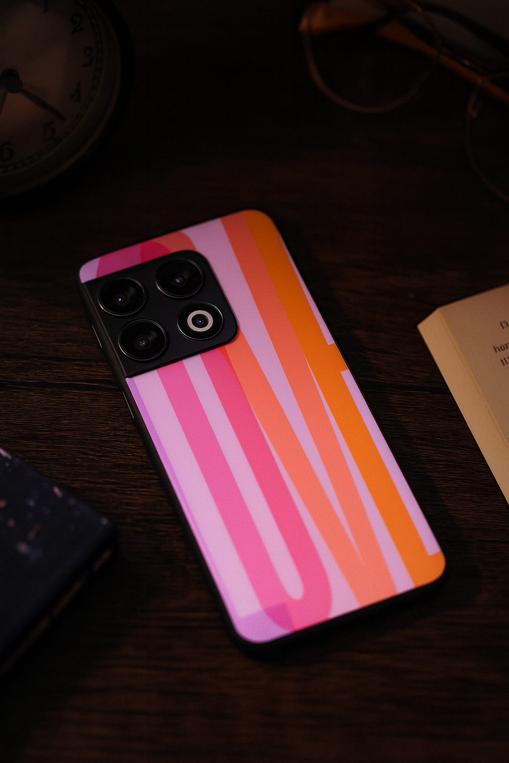 Bold Love Premium Glass Back Cover For One Plus 13, 12, 11, 10, Nord Series