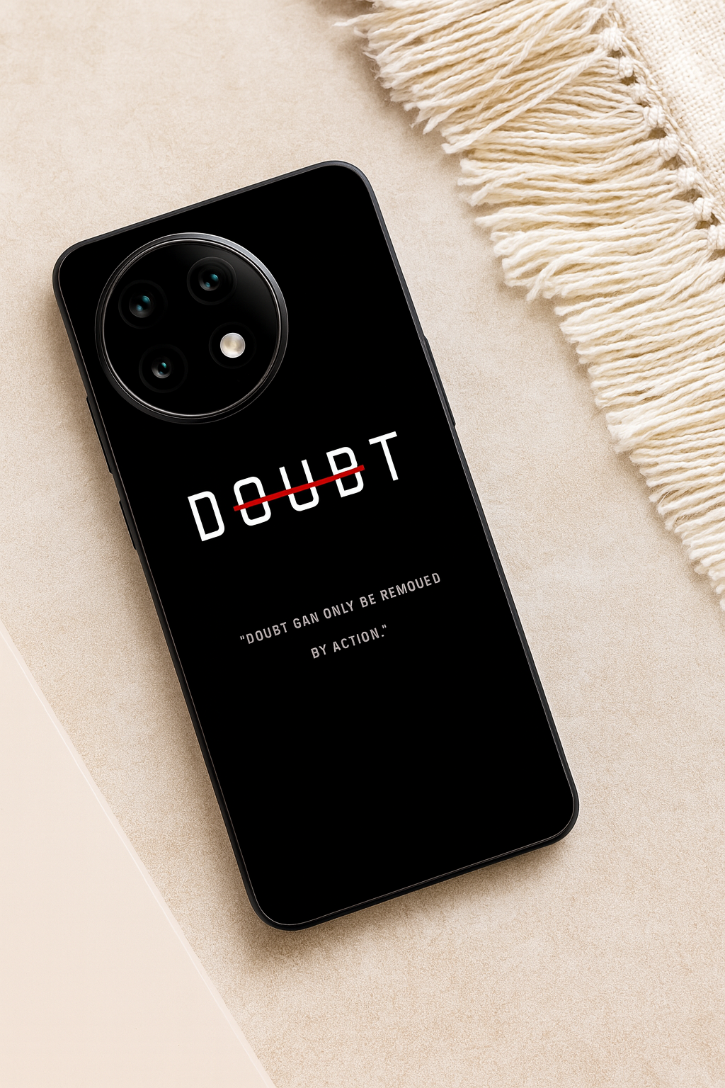 No Doubt Premium Glass Back Cover For One Plus 13, 12, 11, 10, Nord Series