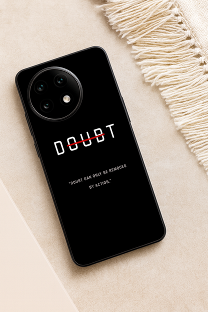 No Doubt Premium Glass Back Cover For One Plus 13, 12, 11, 10, Nord Series