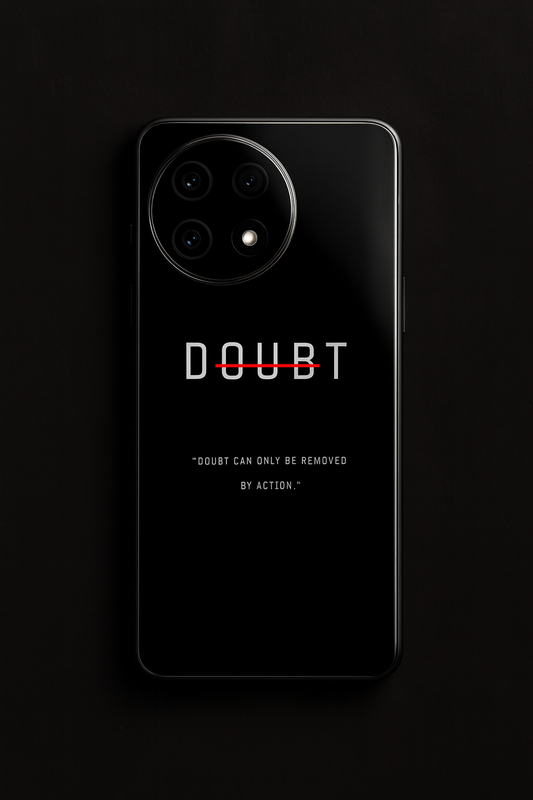 No Doubt Premium Glass Back Cover For One Plus 13, 12, 11, 10, Nord Series