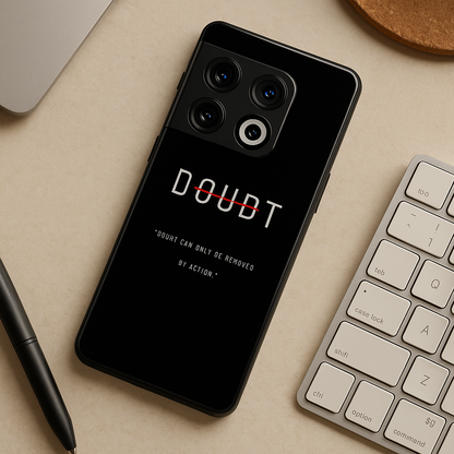 No Doubt Premium Glass Back Cover For One Plus 13, 12, 11, 10, Nord Series