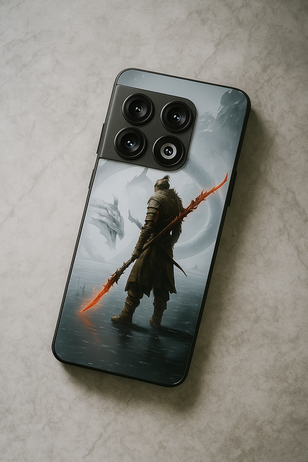 Lets Fight Premium Glass Back Cover For One Plus 13, 12, 11, 10, Nord Series