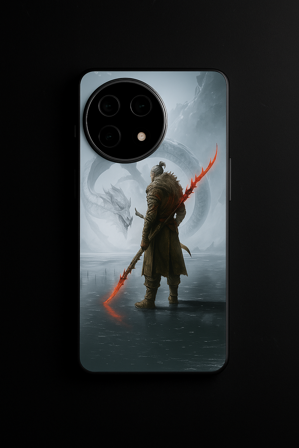 Lets Fight Premium Glass Back Cover For One Plus 13, 12, 11, 10, Nord Series