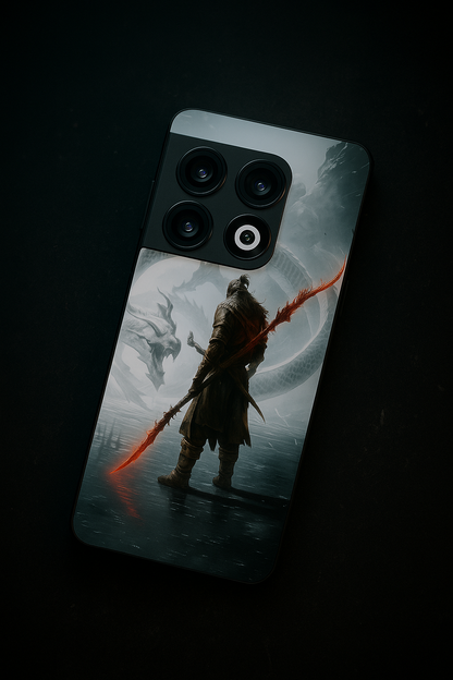 Lets Fight Premium Glass Back Cover For One Plus 13, 12, 11, 10, Nord Series