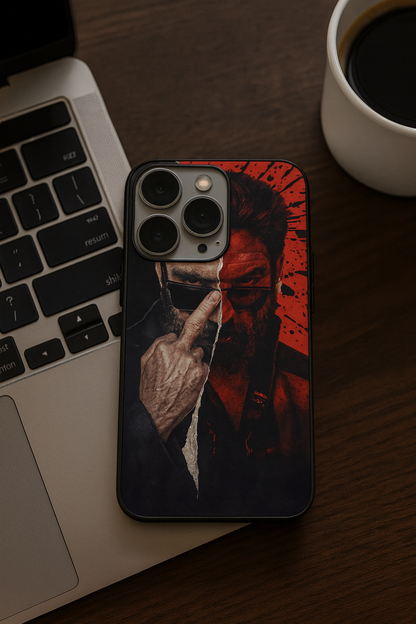 No Limits Premium Glass Back Cover For iPhone 11,12,13,14,15,16 Models