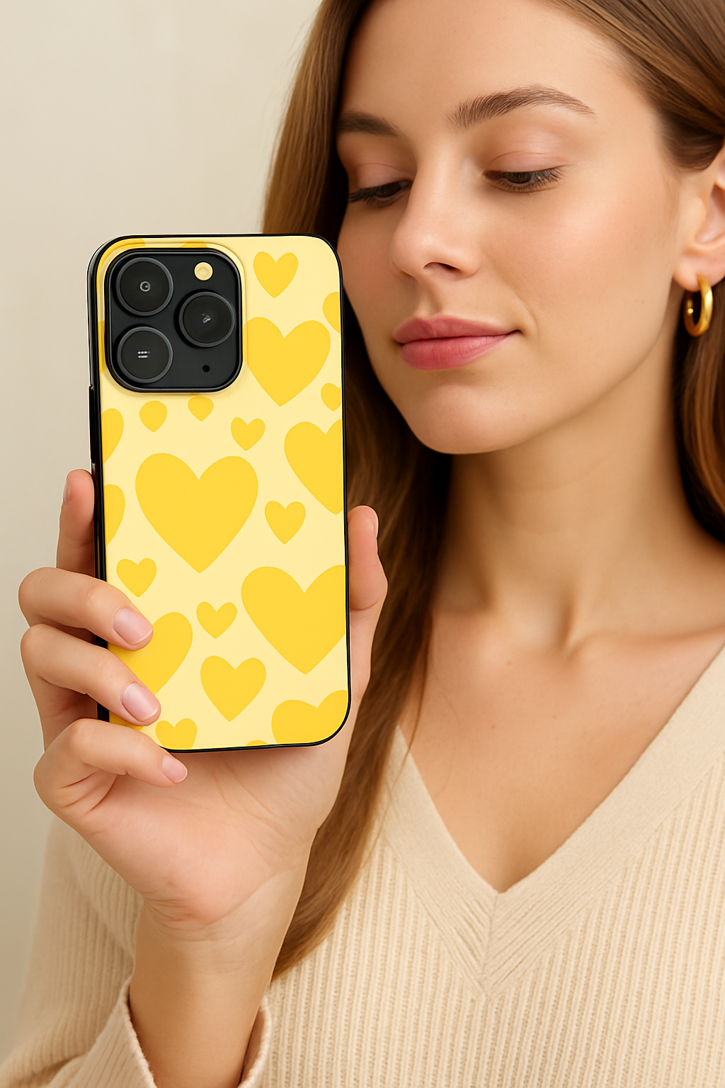 They Were All Yellow Premium Glass Back Cover For iPhone 11,12,13,14,15,16 Models