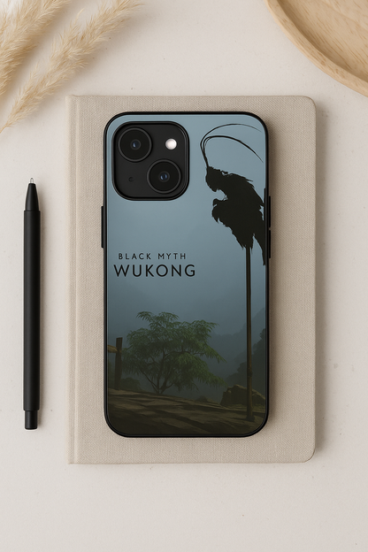 BMW -Black Myth Wukong Premium Glass Back Cover | iPhone 11,12,13,14,15,16 Models