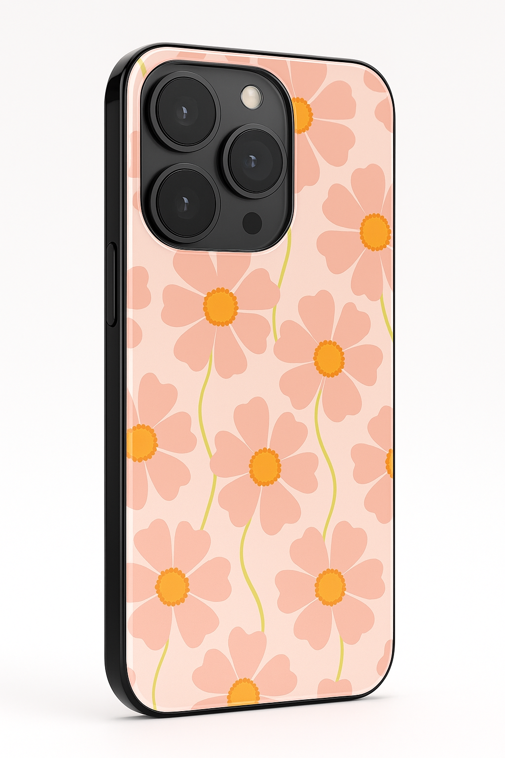 Cherry Blossom* Premium Glass Back Cover For iPhone 11,12,13,14,15,16 Models