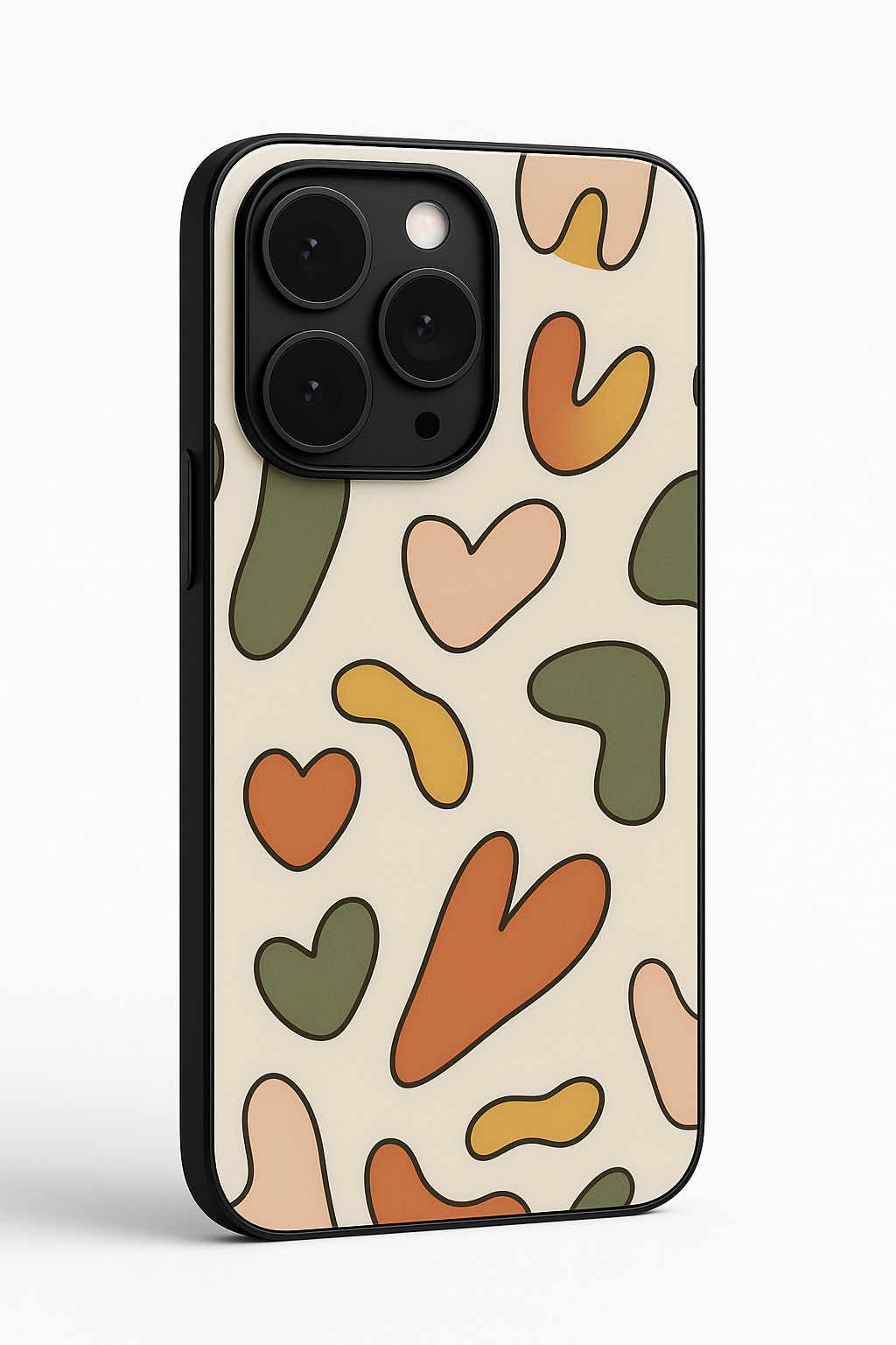 Color Lover Premium Glass Back Cover For iPhone 11,12,13,14,15,16 Models