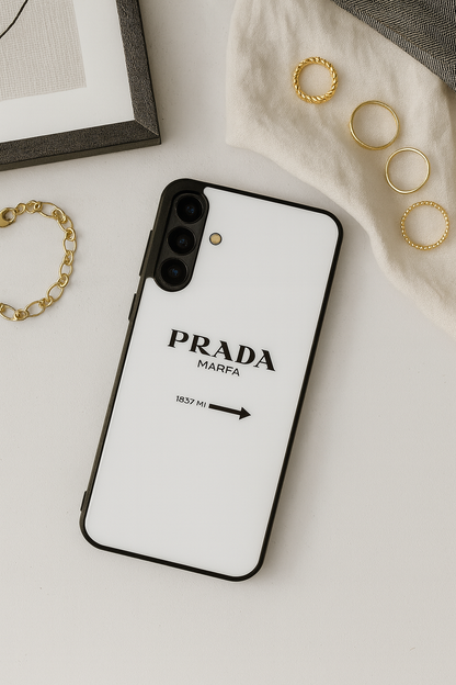 GOSSIP GIRL Luxury Lane Premium Glass Back Cover For Galaxy S, A, M & F Series