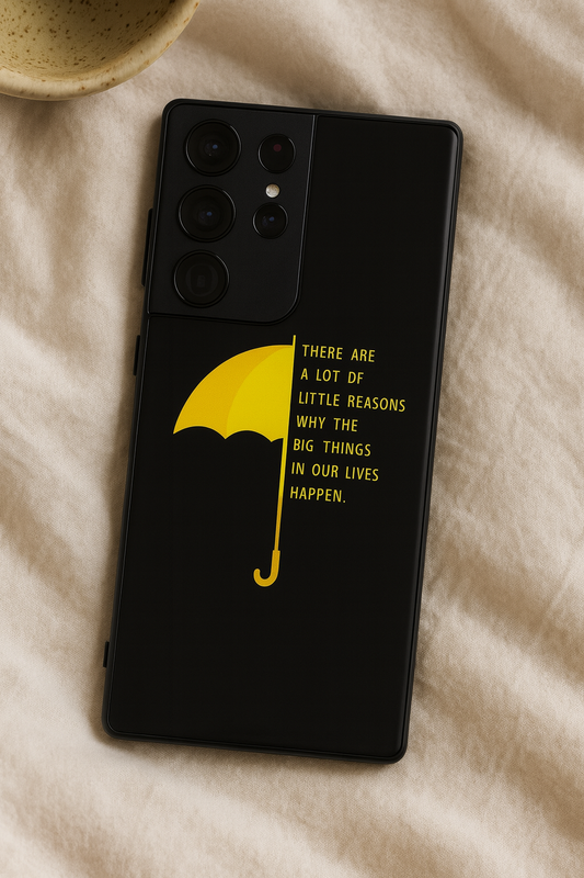 HIMYM Little Reasons Premium Glass Back Cover For Galaxy S, A, M & F Series