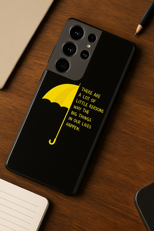 HIMYM Little Reasons Premium Glass Back Cover For Galaxy S, A, M & F Series