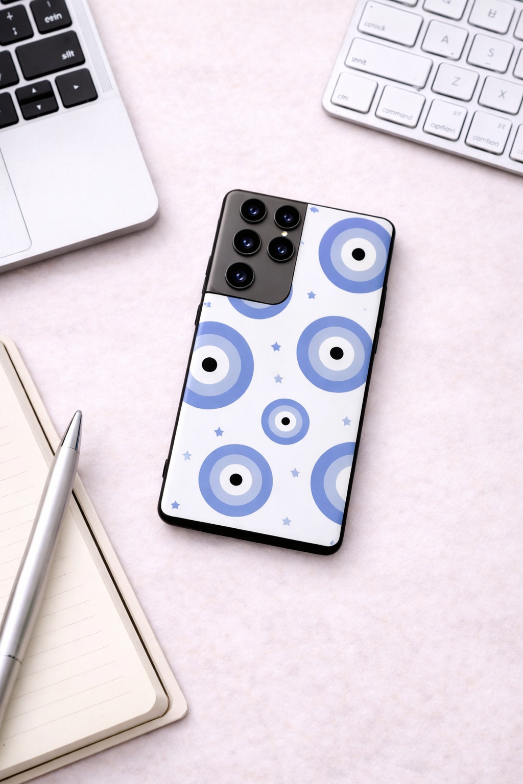 Eye Of Protection OG Premium Glass Back Cover For Galaxy S, A, M & F Series