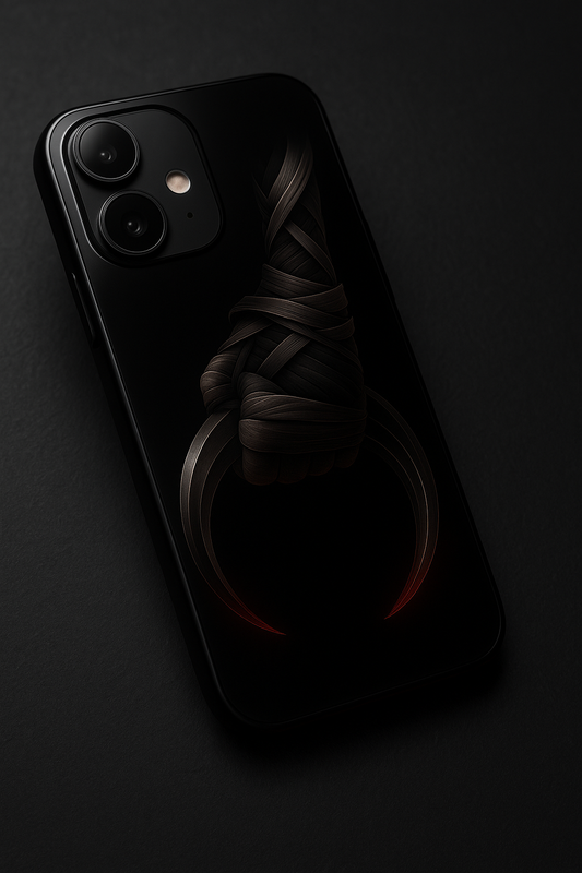 Shadowfang Premium Glass Back Cover For iPhone 11,12,13,14,15,16 Models