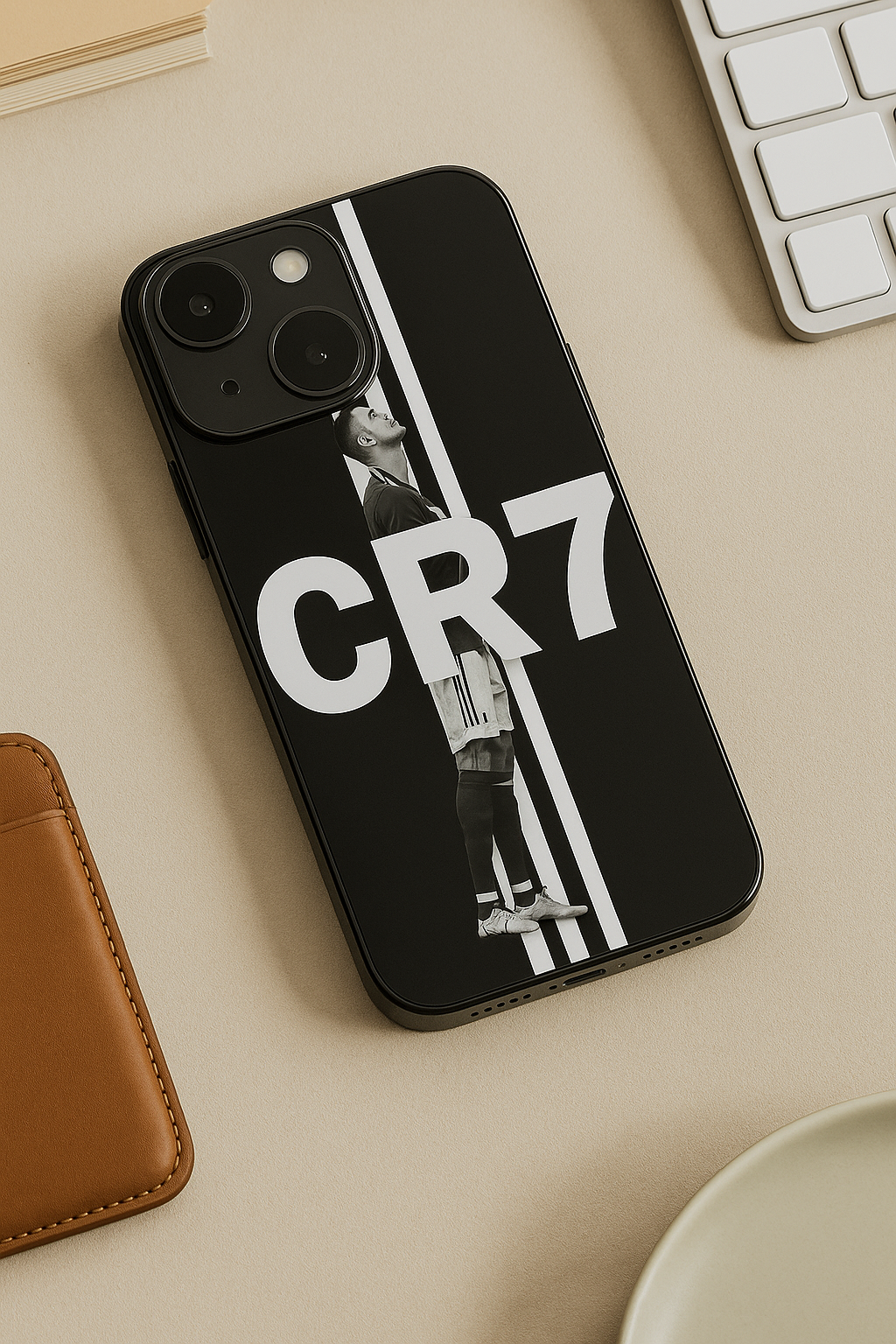 Legacy Stripe Premium Glass Back Cover For iPhone 11,12,13,14,15,16 Models