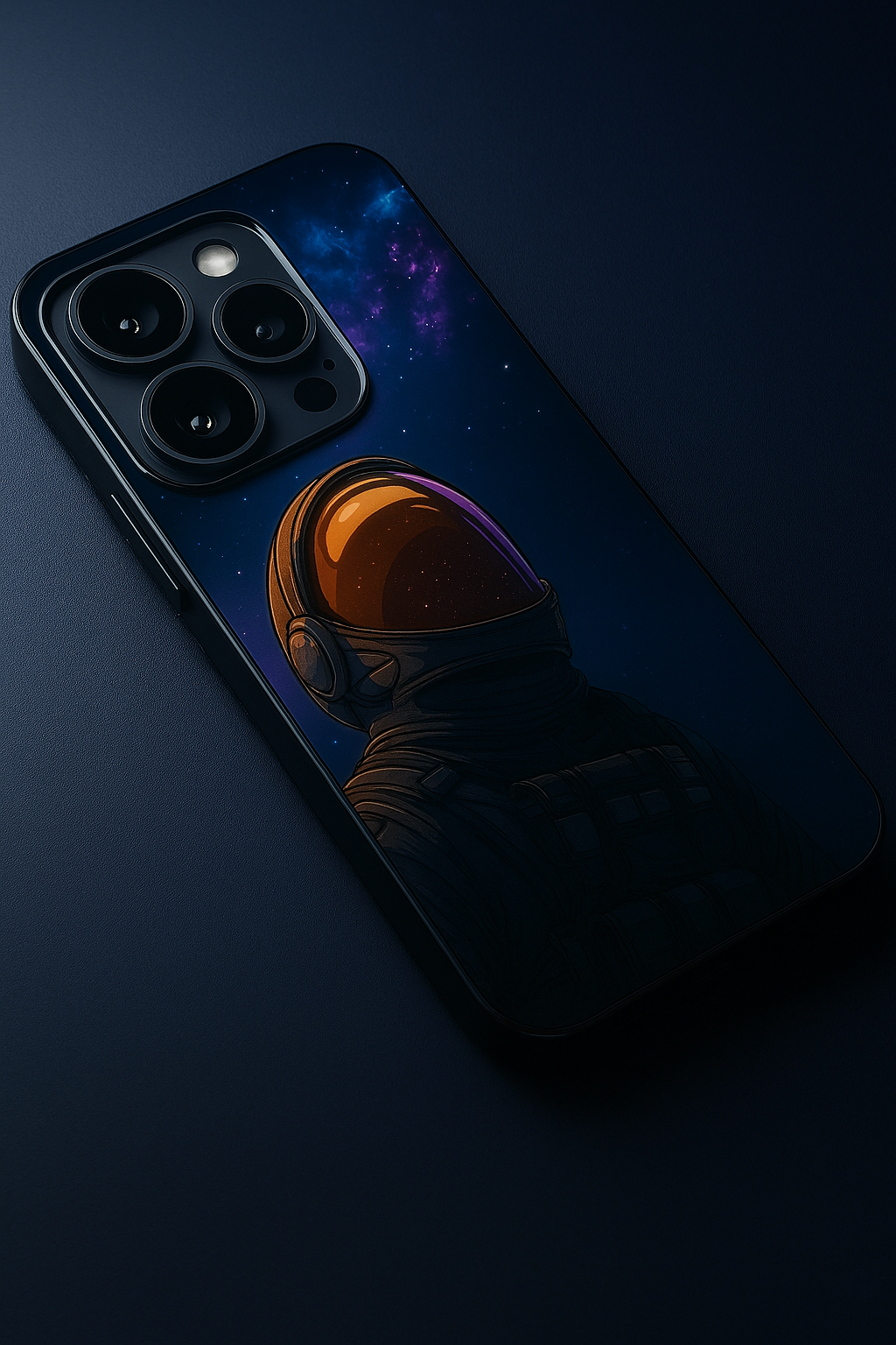 Stellar Void Premium Glass Back Cover For iPhone 11,12,13,14,15,16 Models