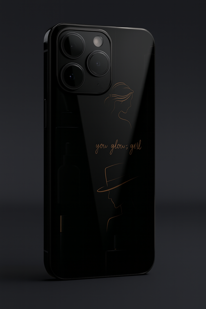 Glow & Grace Premium Glass Back Cover For iPhone 11,12,13,14,15,16 Models