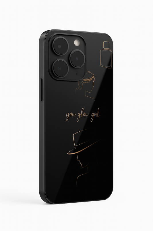 Glow & Grace Premium Glass Back Cover For iPhone 11,12,13,14,15,16 Models