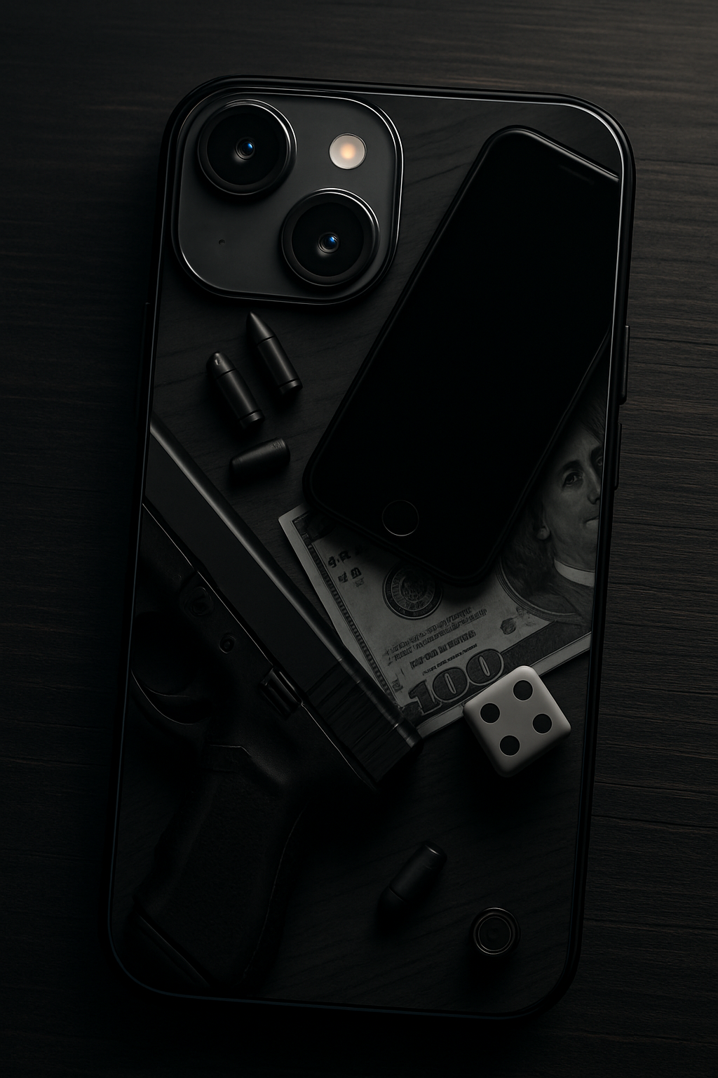 Underworld Premium Glass Back Cover For iPhone 11,12,13,14,15,16 Models