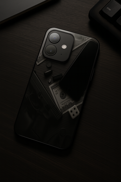 Underworld Premium Glass Back Cover For iPhone 11,12,13,14,15,16 Models
