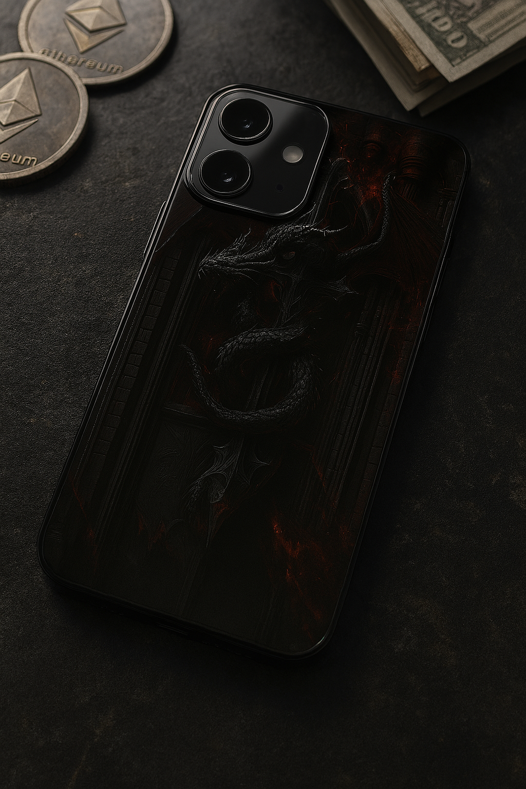 Dreamflow Premium Glass Back Cover For iPhone 11,12,13,14,15,16 Models