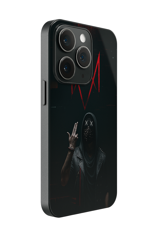 symbol Premium Glass Back Cover For iPhone 11,12,13,14,15,16 Models