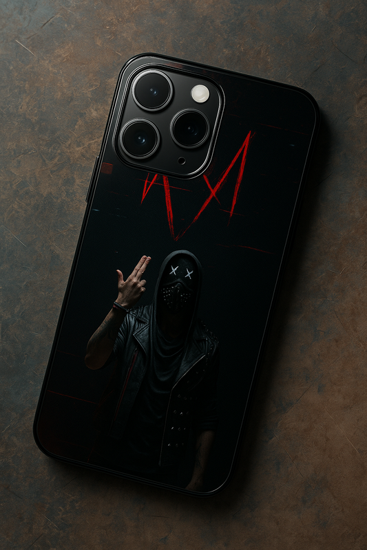 symbol Premium Glass Back Cover For iPhone 11,12,13,14,15,16 Models