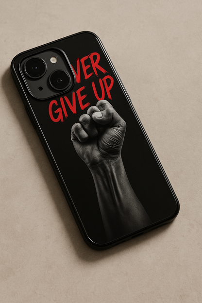 Iron Will Premium Glass Back Cover For iPhone 11,12,13,14,15,16 Models