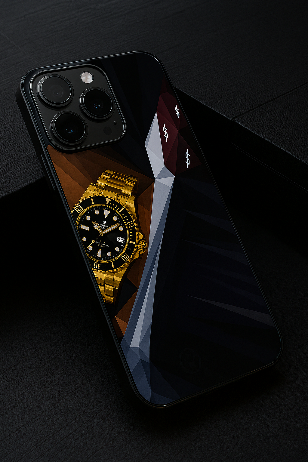 Golden Hour Premium Glass Back Cover For iPhone 11,12,13,14,15,16 Models