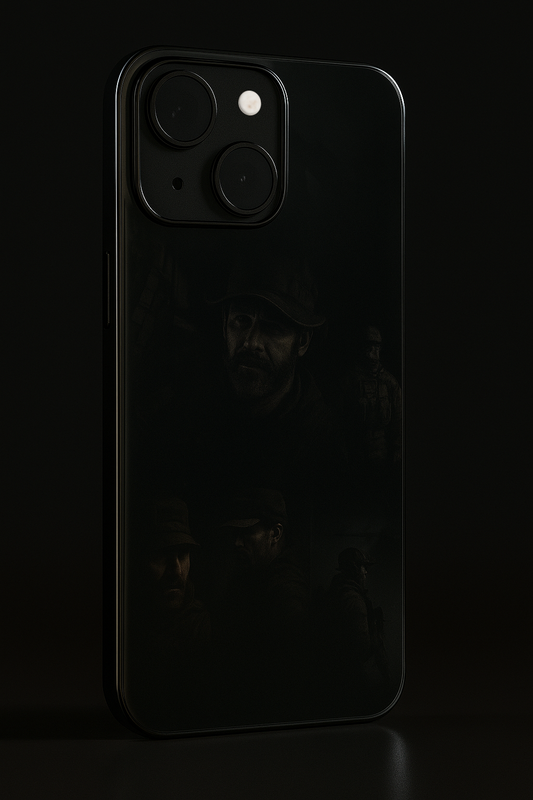 Captain’s Creed Glass Back Cover For iPhone 11,12,13,14,15,16 Models