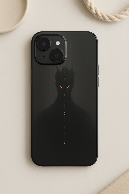Oblivion Eyes Premium Glass Back Cover For iPhone 11,12,13,14,15,16 Models