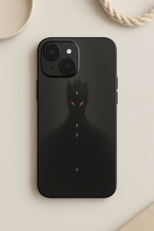 Oblivion Eyes Premium Glass Back Cover For iPhone 11,12,13,14,15,16 Models