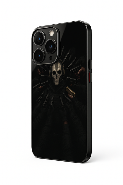 Bullet Crown Premium Glass Back Cover For iPhone 11,12,13,14,15,16 Models