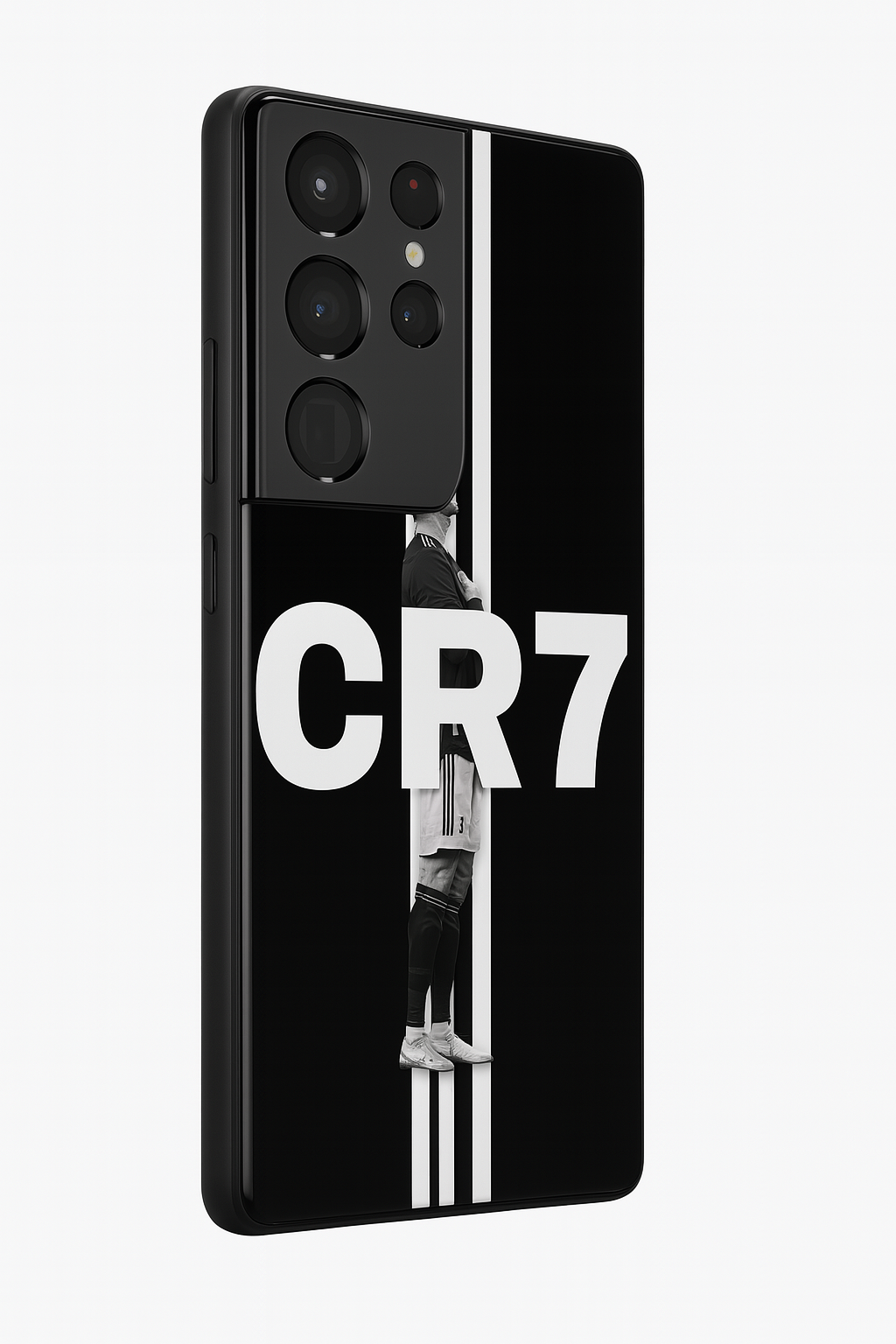 Legacy Stripe Premium Glass Back Cover For Galaxy S, A, M & F Series