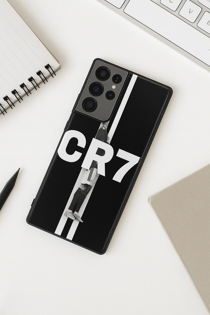 Legacy Stripe Premium Glass Back Cover For Galaxy S, A, M & F Series