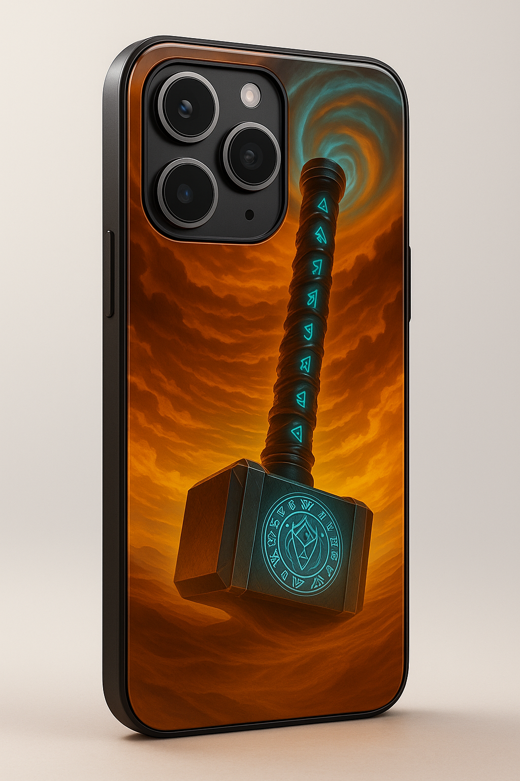 Mjolnir is it You ? Premium Glass Back Cover For iPhone 11,12,13,14,15,16 Models