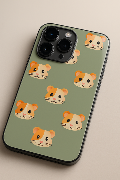 Hello Rabbys Premium Glass Back Cover For iPhone 11,12,13,14,15,16 Models