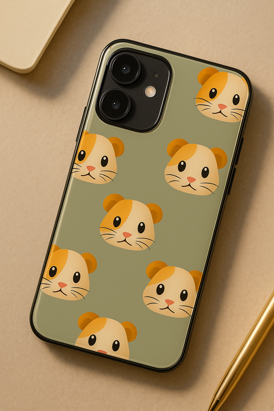 Hello Rabbys Premium Glass Back Cover For iPhone 11,12,13,14,15,16 Models