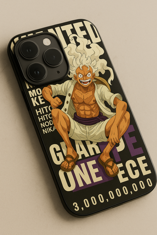 One Piece FAN Premium Glass Back Cover For iPhone 11,12,13,14,15,16 Models