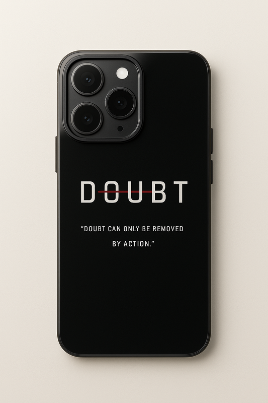 No Doubt Premium Glass Back Cover For iPhone 11,12,13,14,15,16 Models
