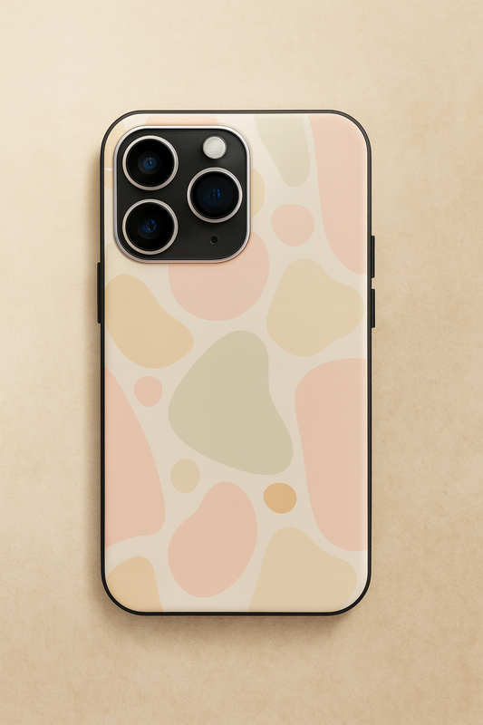 Earthy Hues Premium Glass Back Cover For iPhone 11,12,13,14,15,16,17 Models