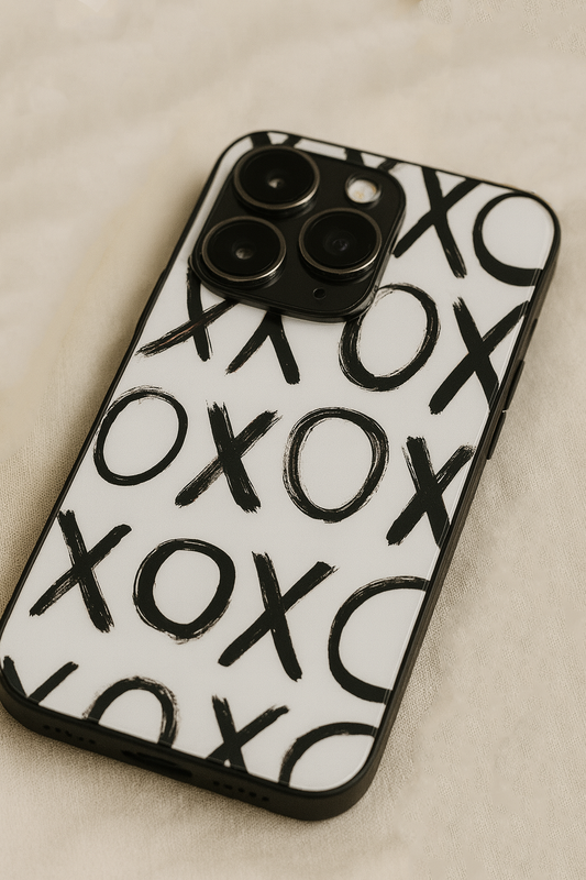 XO Craze Premium Glass Back Cover For iPhone 11,12,13,14,15,16,17 Models