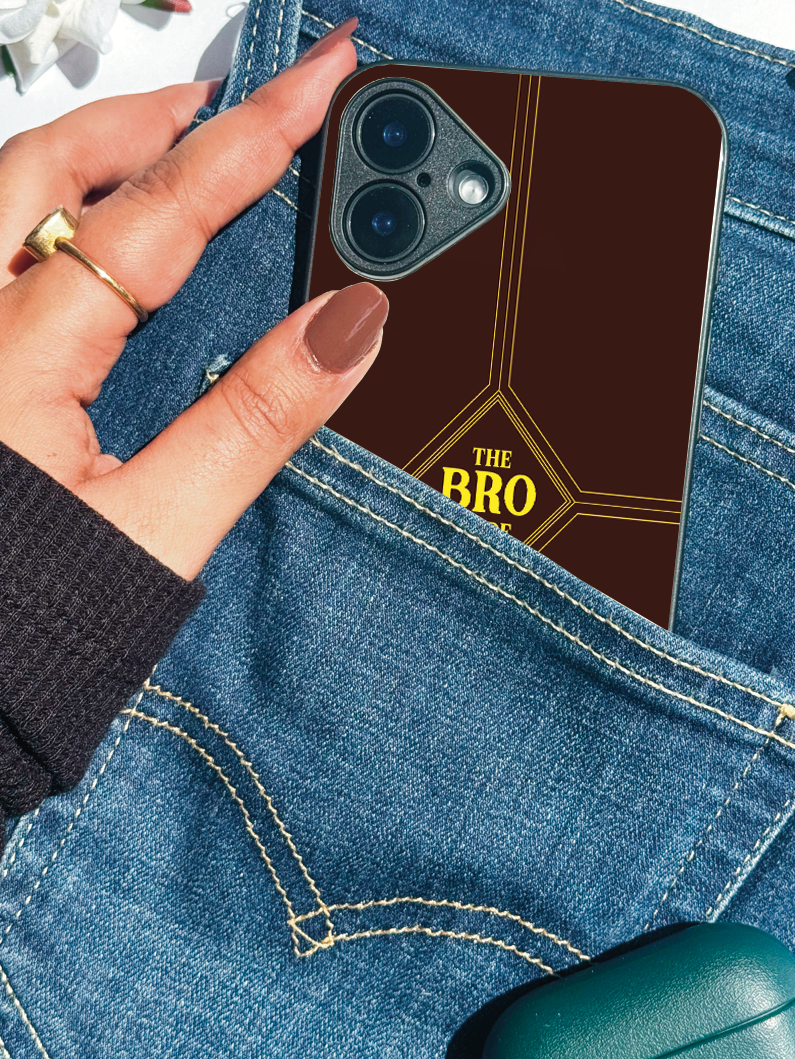 Wingman Case Premium Glass Back Cover For iPhone 11,12,13,14,15,16,17 Models