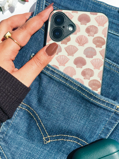 Ocean Whisper Premium Glass Back Cover For iPhone 11,12,13,14,15,16,17 Models