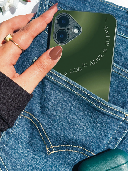 Alive & Active Premium Glass Back Cover For iPhone 11,12,13,14,15,16 Models