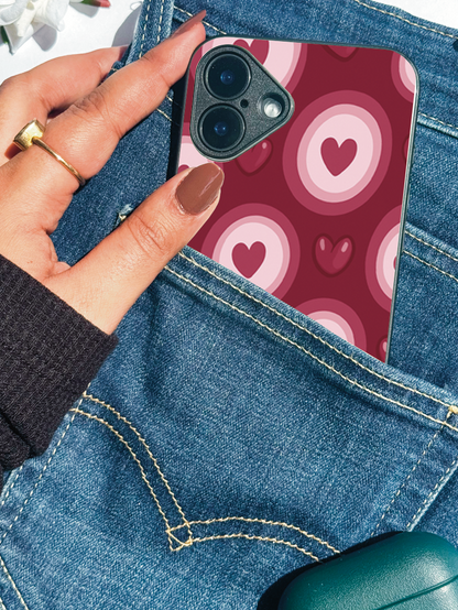 Cupid Core Premium Glass Back Cover For iPhone 11,12,13,14,15,16,17 Models