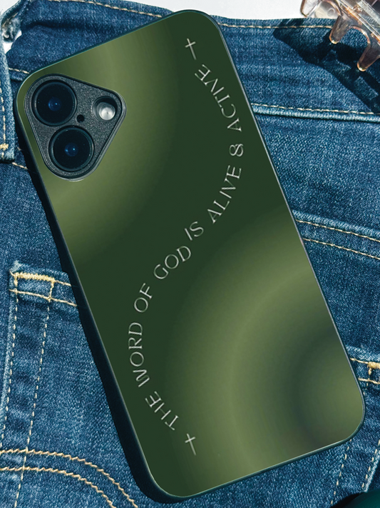 Alive & Active Premium Glass Back Cover For iPhone 11,12,13,14,15,16 Models